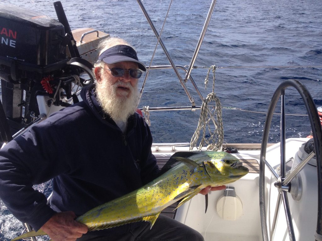 Hand-line fishing